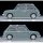 Tomytec Tomica Limited Vintage NEO LV-N394b Nissan PAO Canvas Top (Olive Gray) 1989 Model 图片 3