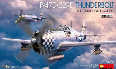 Mini Art 1/48 P-47D-22RE Thunderbolt The Duxford Eagles Basic Kit Plastic Model imagen 1