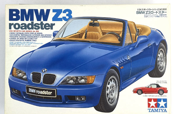 Tamiya 1/24 Sports Car Series No.166 BMW Z3 Roadster Plastic Model image 1