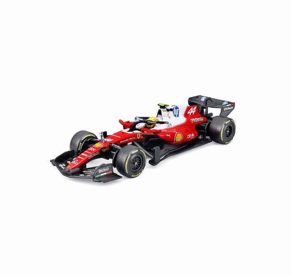 Bburago 1/43 Scuderia Ferrari SF-26 2026 Australia GP No.44 L. Hamilton w/Driver & Clear Case