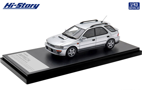 Hi-Story 1/43 SUBARU IMPREZA SPORTS WAGON WRX (1993) Silver Bild 1