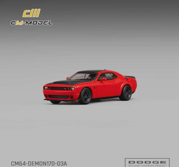 CM MODEL 1/64 Dodge Demon 170 Tor Red