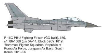 Mark I Models 1/144 World's F-16 Part 5: Taiwan, South Korea, Singapore, Thailand Decals (For Revell)