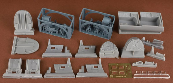 Beaver Corporation 1/48 B-58 Hustler Bombardier / Flight Navigator and Defensive Armament Cockpit w/Stanley Escape Capsule (For Revell / Monogram) 이미지 1