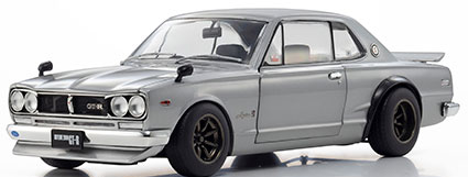 Kyosho 1/18 Nissan Skyline 2000 GT-R (KPGC10) (Silver) Bild 1