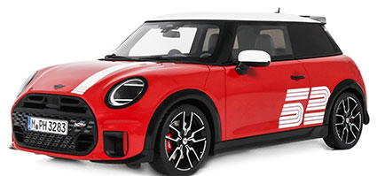 OttO mobile 1/18 Mini Cooper JCW 1965 Victory Edition 2026 (Red) Exclusive Product
