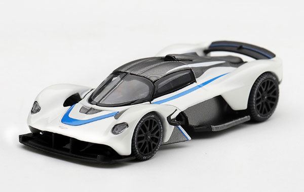 MINI GT 1/64 Aston Martin Valkyrie Escape White (Left-hand Steering) imagen 1