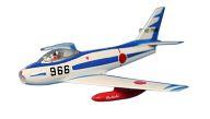 食玩 プラモデル 1/144 02b.F-86F “ブルーインパルス” 後期塗装 静岡県浜松基地 #966(1963〜1981年) 「ワークショップ Vol.11 EX 日本の翼コレクション2」