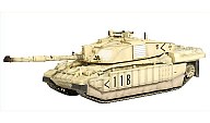 Diecast 1/72 Modern British Army Challenger 2 7th Armored Brigade Scottish Dragoon Guards Regiment Iraq 2003 Display-only Painted Completed Figure image 1