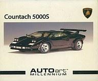 ミニカー 1/18 LAMBORGHINI COUNTACH 5000S(ブラック) 「MILLENNIUM」 [74533]