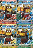 Trading Figure Plastic Model Complete Set of 4 MiniPla Ressha Sentai ToQger Ressha Gattai Diesel-O image 1