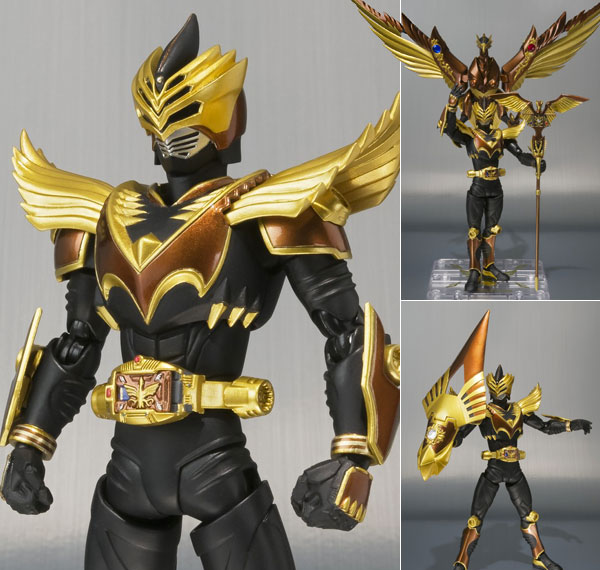Bandai S.H. Figuarts - Kamen Rider Odin & Goldphoenix from "Kamen Rider Ryuki"