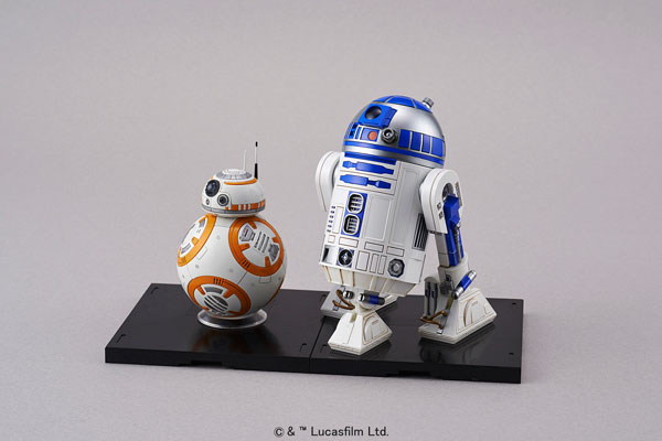 Bandai Star Wars 1/12 BB-8 & R2-D2 Plastic Model